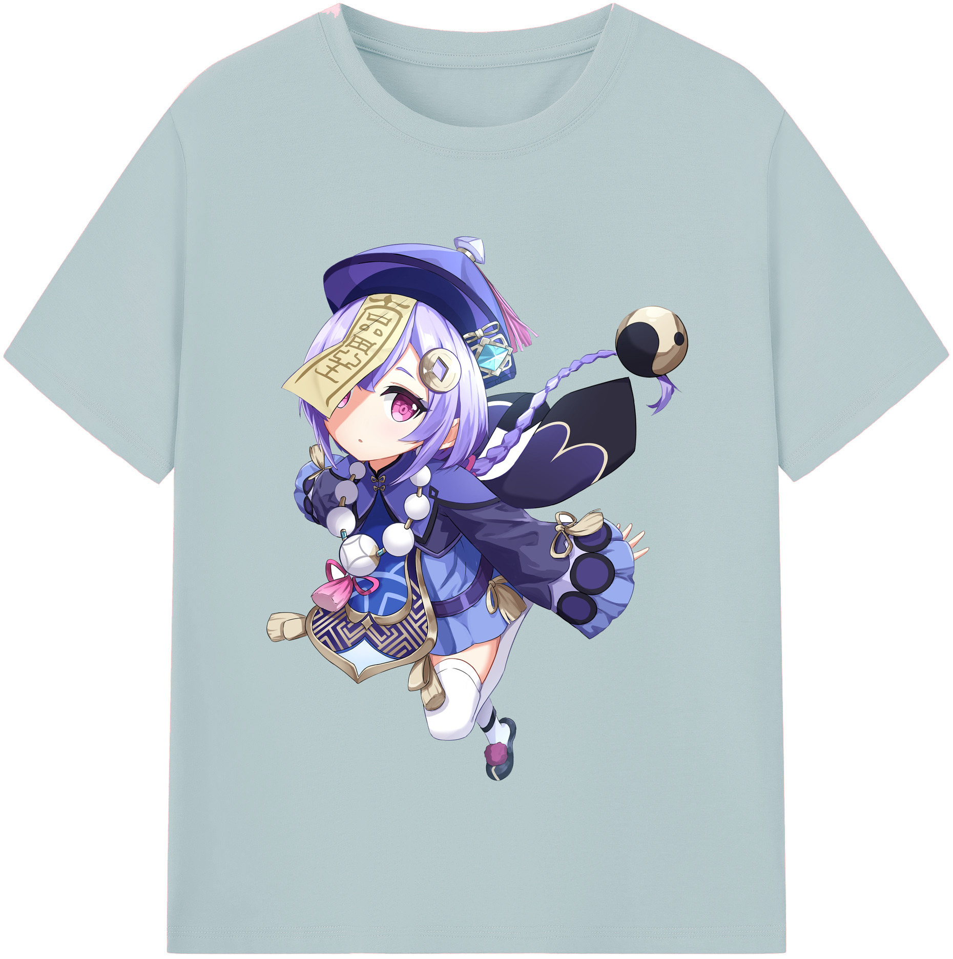 げんし神 七七 なな  genshin Nana 綿100％半袖Tシャツ（フロントプリント）